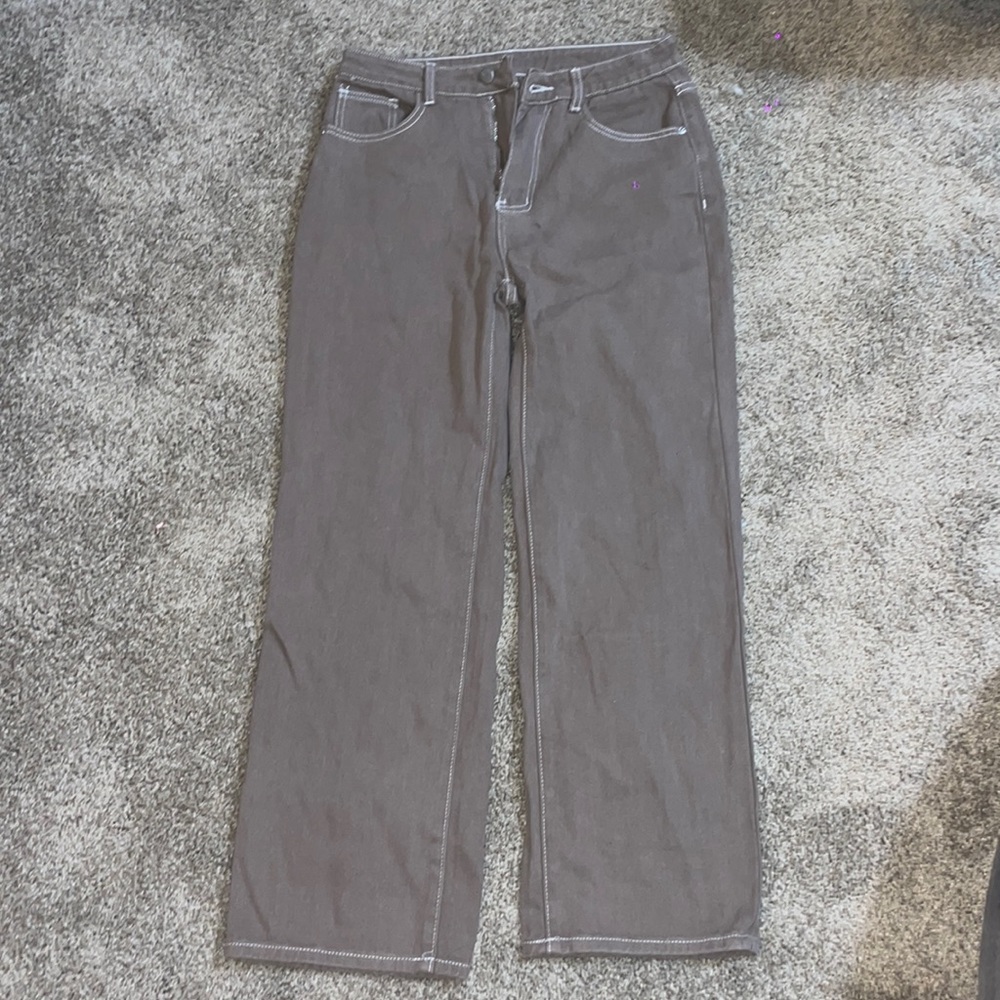 90s brown jeans